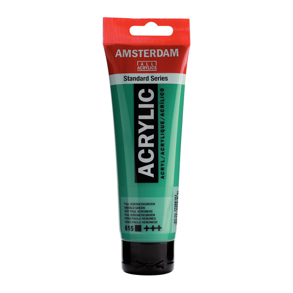 Акрилна боја, Amsterdam All Acrylics, Standard Series, 120 мл, emerald green 