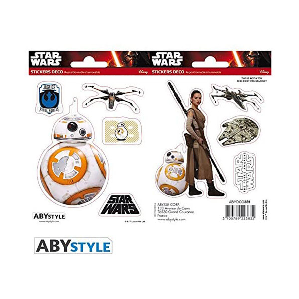Сет стикери, Star Wars, BB8/Rey
