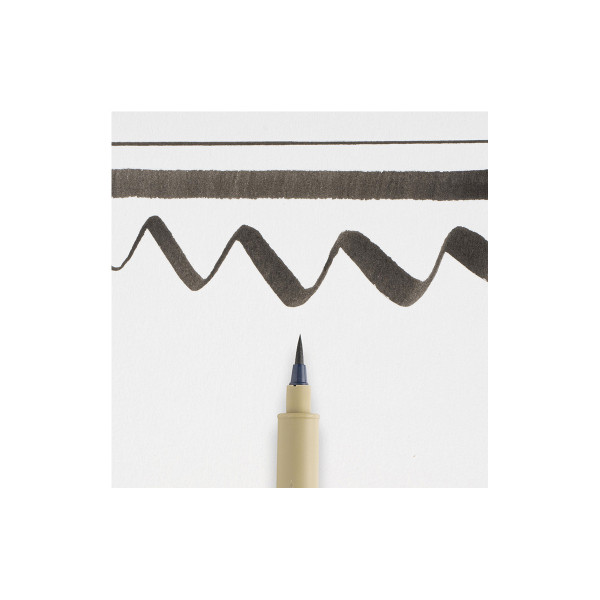 Брашпен, Sakura, Pigma Brush Black