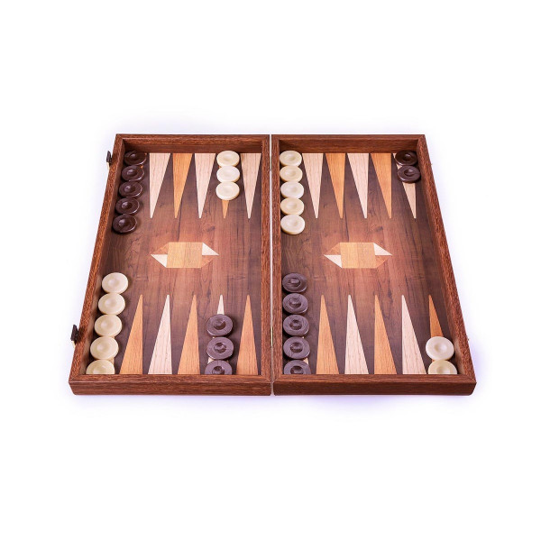 Сет за табла, Geometrical Wood Motif Backgammon, голем 