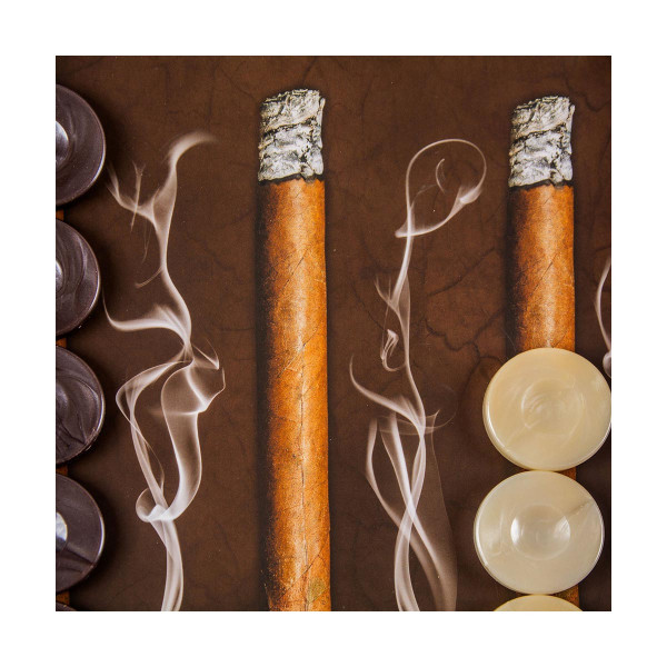 Сет за табла, Robusto Cigar Backgammon, голем 
