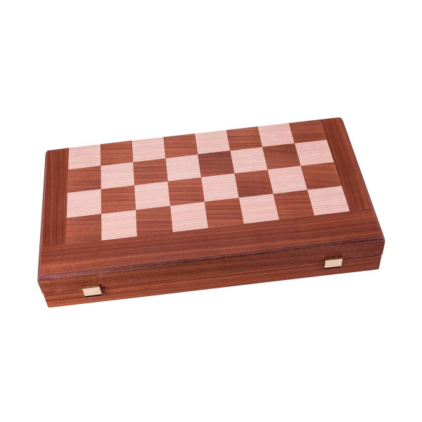 Сет за табла и шах, Mahogany Chess & Backgammon Board, голем 