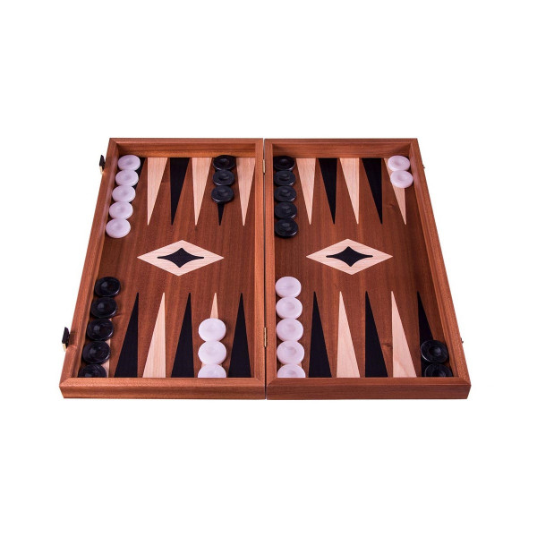 Сет за табла и шах, Mahogany Chess & Backgammon Board, голем 