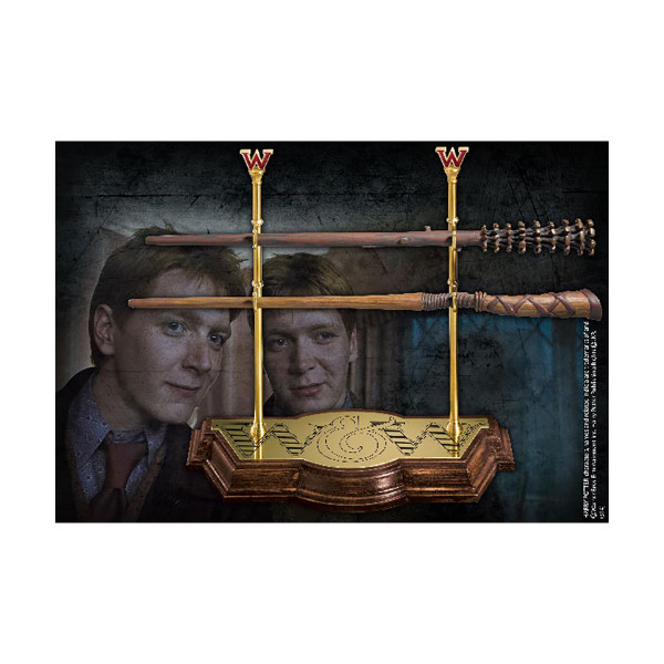 Сет стапчиња + дисплеј, Harry Potter - Weasley Wand Collection 