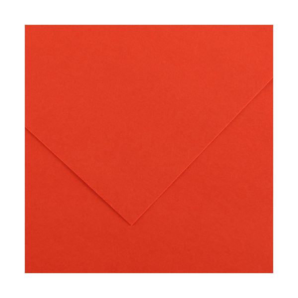 Хартија во боја, Canson, Colorline, 50 x 70 цм, 220 г/м² Tomato 14 