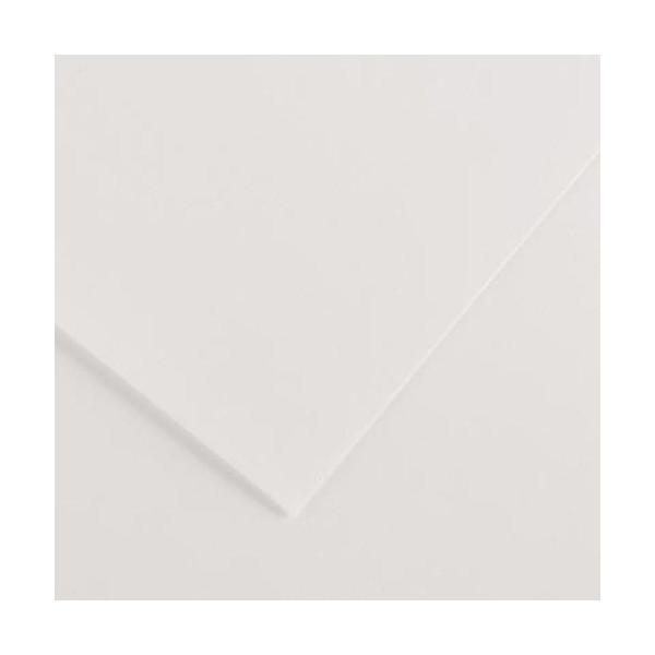 Хартија во боја, Canson, Colorline, 50 x 70 цм, 220 г/м², White 1 