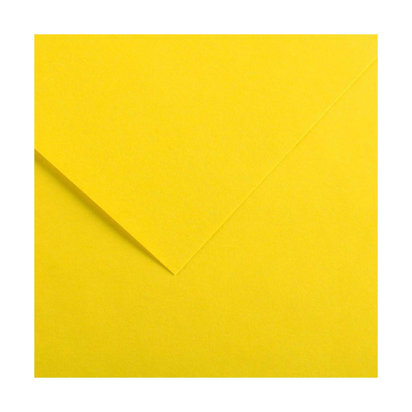 Хартија во боја, Canson, Colorline, 50 x 70 цм, 220 г/м², Canary Yellow 4 