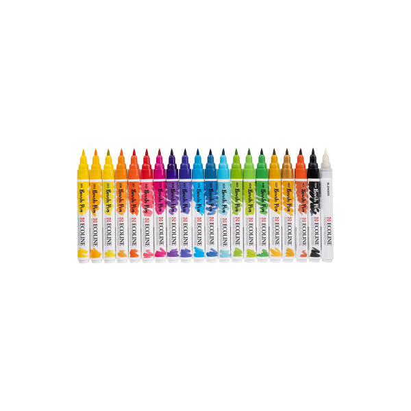 Сет брашпенс, Ecoline, Brush pen set, 20 бои