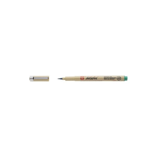 Брашпен, Sakura, Pigma Brush, зелен
