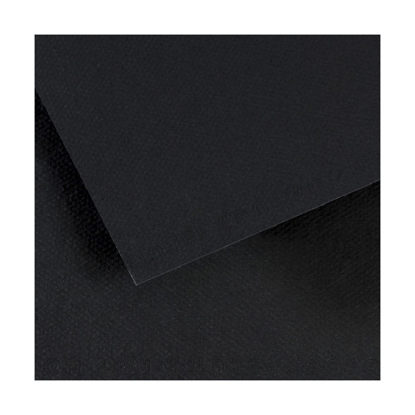 Хартија во боја, Canson, Mi-Teintes, A4, 160 г/м², Black 425 