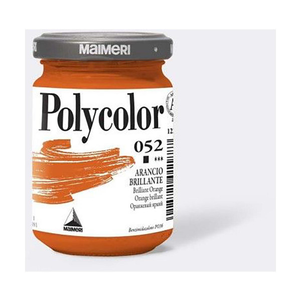 Акрилна боја, Maimeri, Acrylic Polycolor, 140 мл, Bright Orange 052 