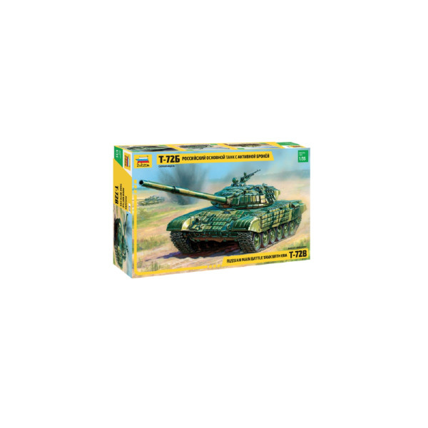 Макета, Russian main battle tank with ERA T-72B, 304 парчиња, 1:35