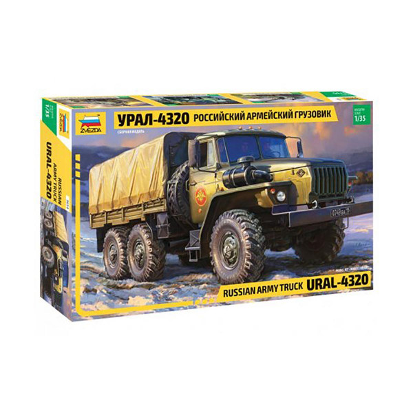 Макета, Russian army truck Ural-4320, 357 парчиња, 1:35