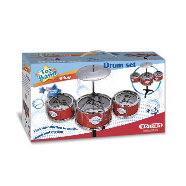 Сет тапани, Drum Set, 4 елементи, црвени