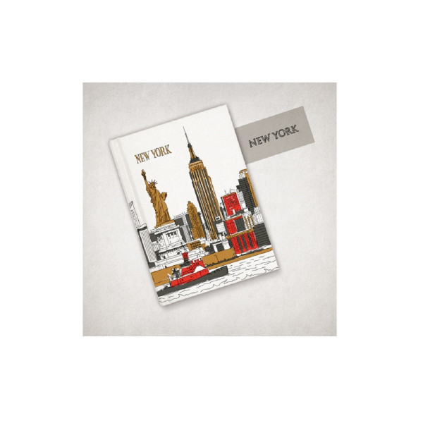 Тефтер, New York, B6, 70г/м² 