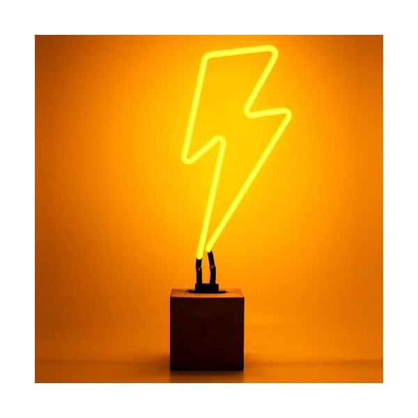 Неонски знак, Neon 'Lightning' Sign