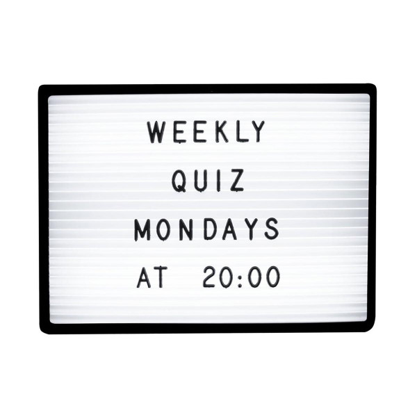Табла со букви - LED, Light Up Letter Board A4