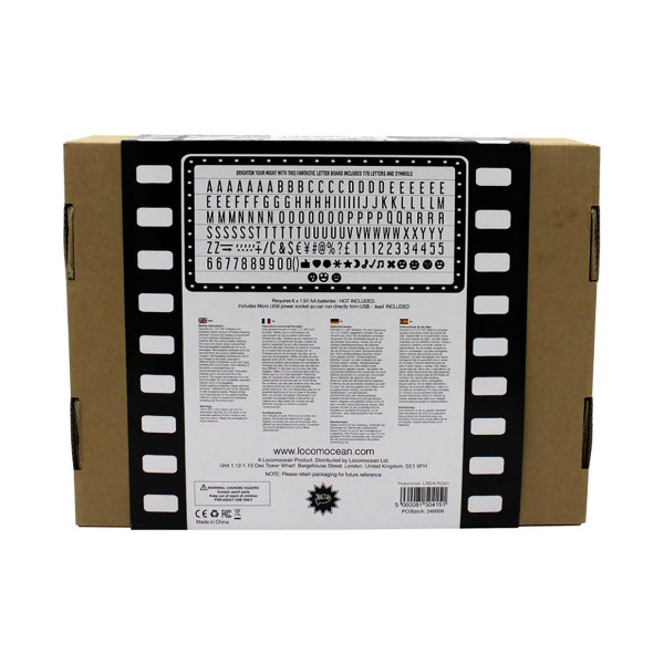 Табла со букви - LED, Light Up Letter Board A4