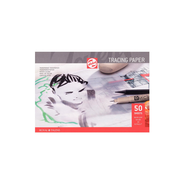 Паус хартија, Talens, Tracing Paper, A4, 90g, 50 листа 