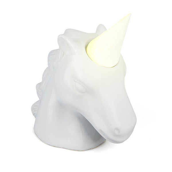 Касичка за пари со ламба, Unicorn, бела