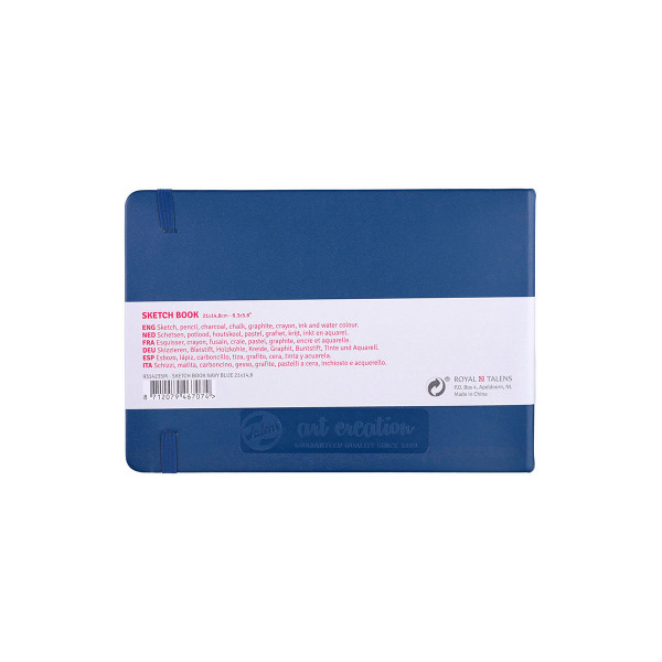 Скицник, Talens Art Creation, 21 x 14.8 цм, navy blue 