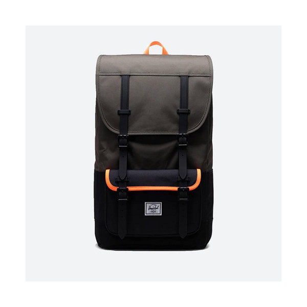 Ранец, Little America Pro, Ivy Green/Black/Shocking Orange
