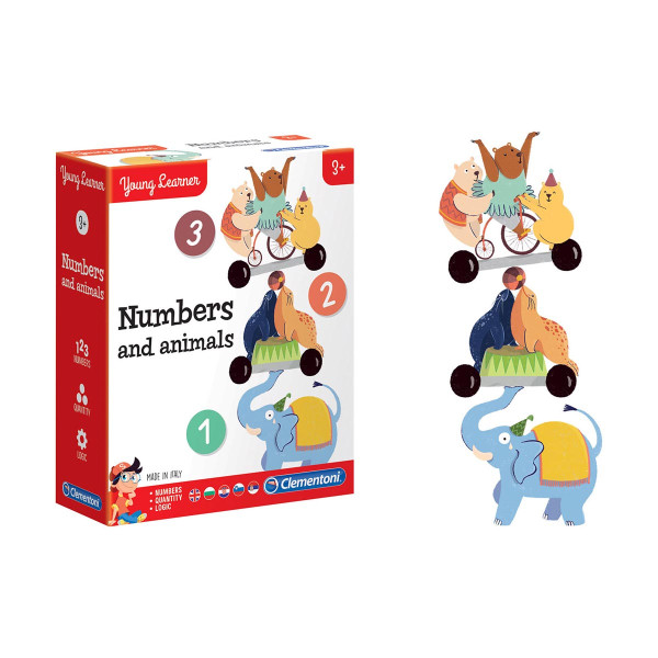 Едукативна игра - Бројки и животни, Young Learner, Numbers and Animals 
