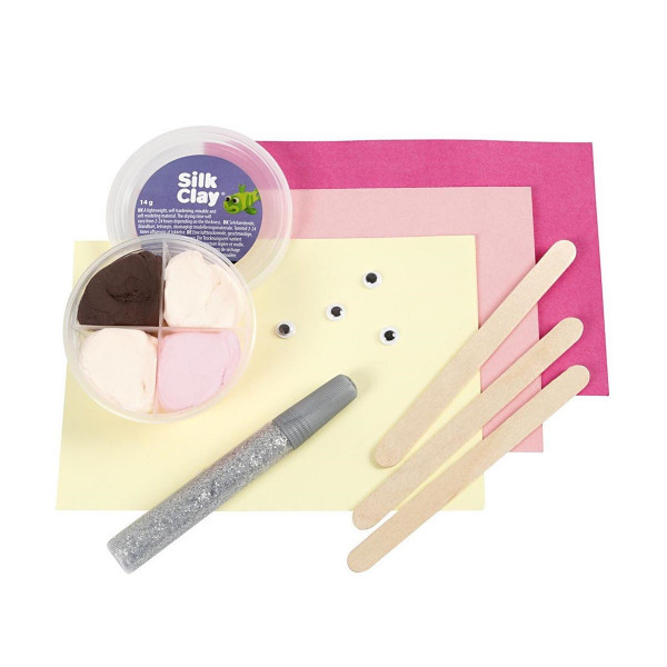 Сет за изработка со глина, Мини Craft Kit - Princesses