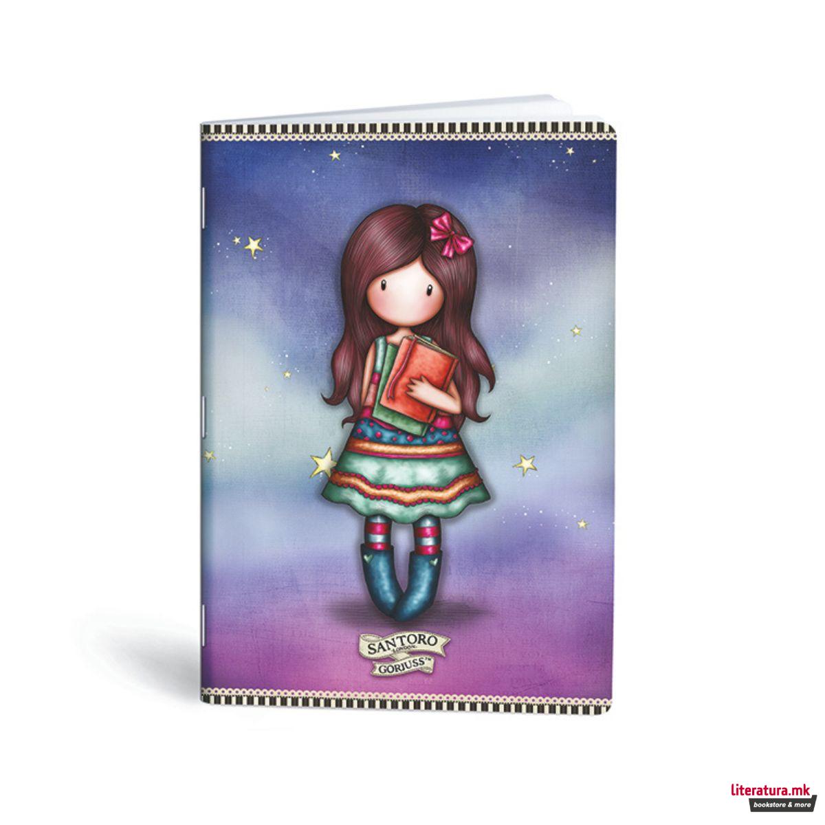Тетратка, Lipa Mill/ Mar-Mar, Santoro - Gorjuss, A4, коцки