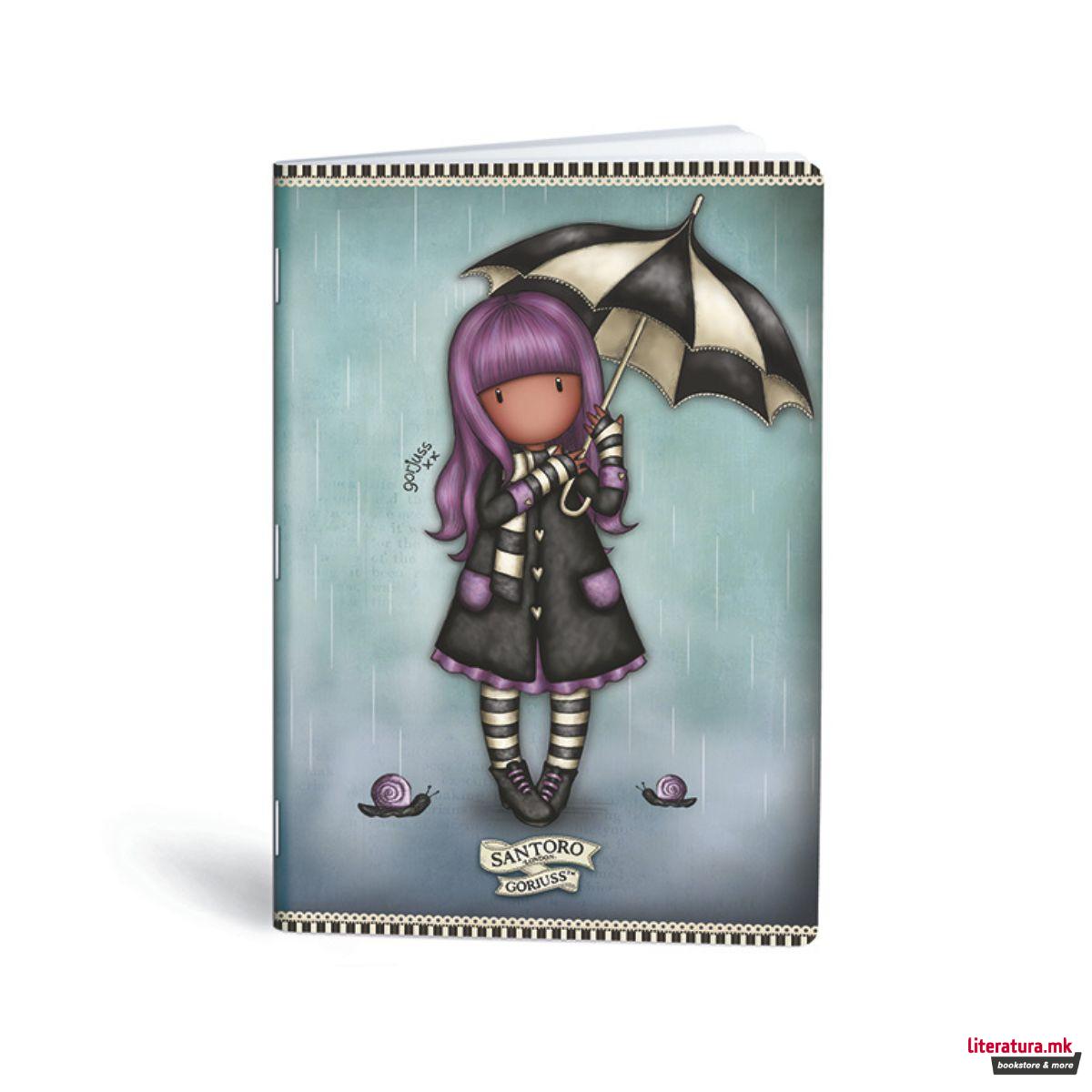 Тетратка, Lipa Mill/ Mar-Mar, Santoro - Gorjuss, A4, коцки