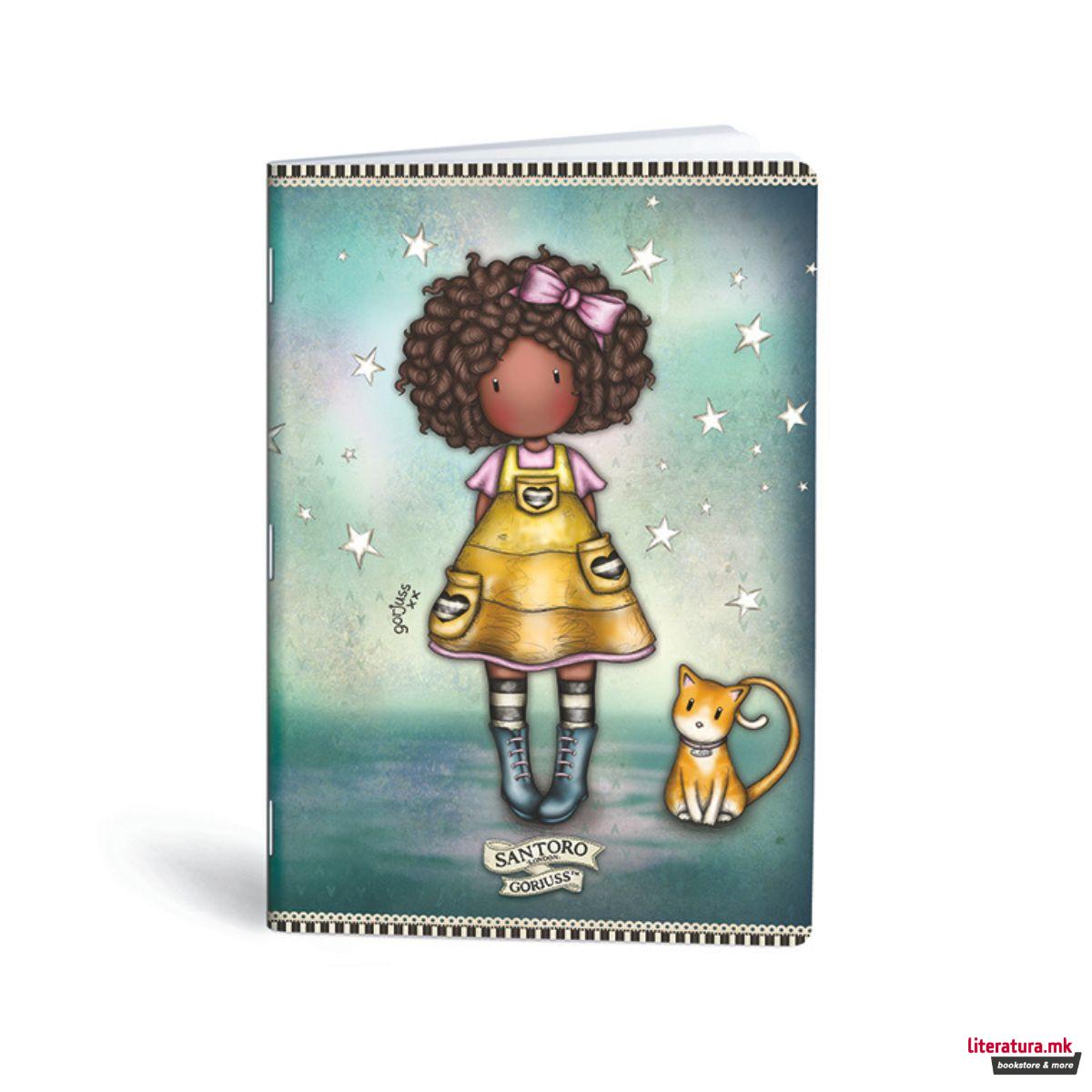 Тетратка, Lipa Mill/ Mar-Mar, Santoro - Gorjuss, A4, коцки