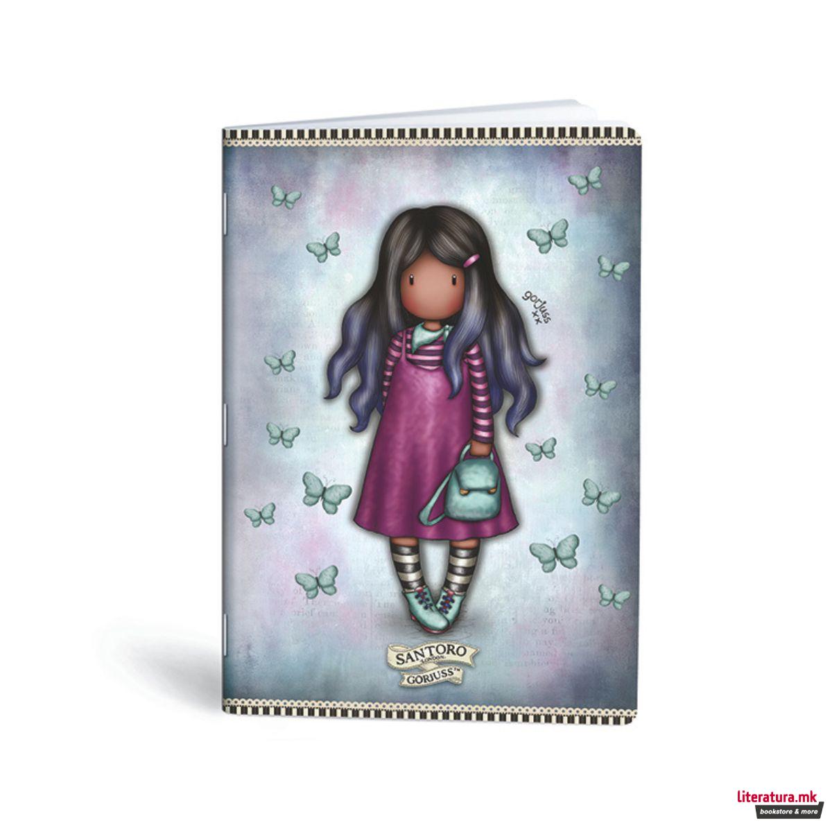 Тетратка, Lipa Mill/ Mar-Mar, Santoro - Gorjuss, A4, коцки