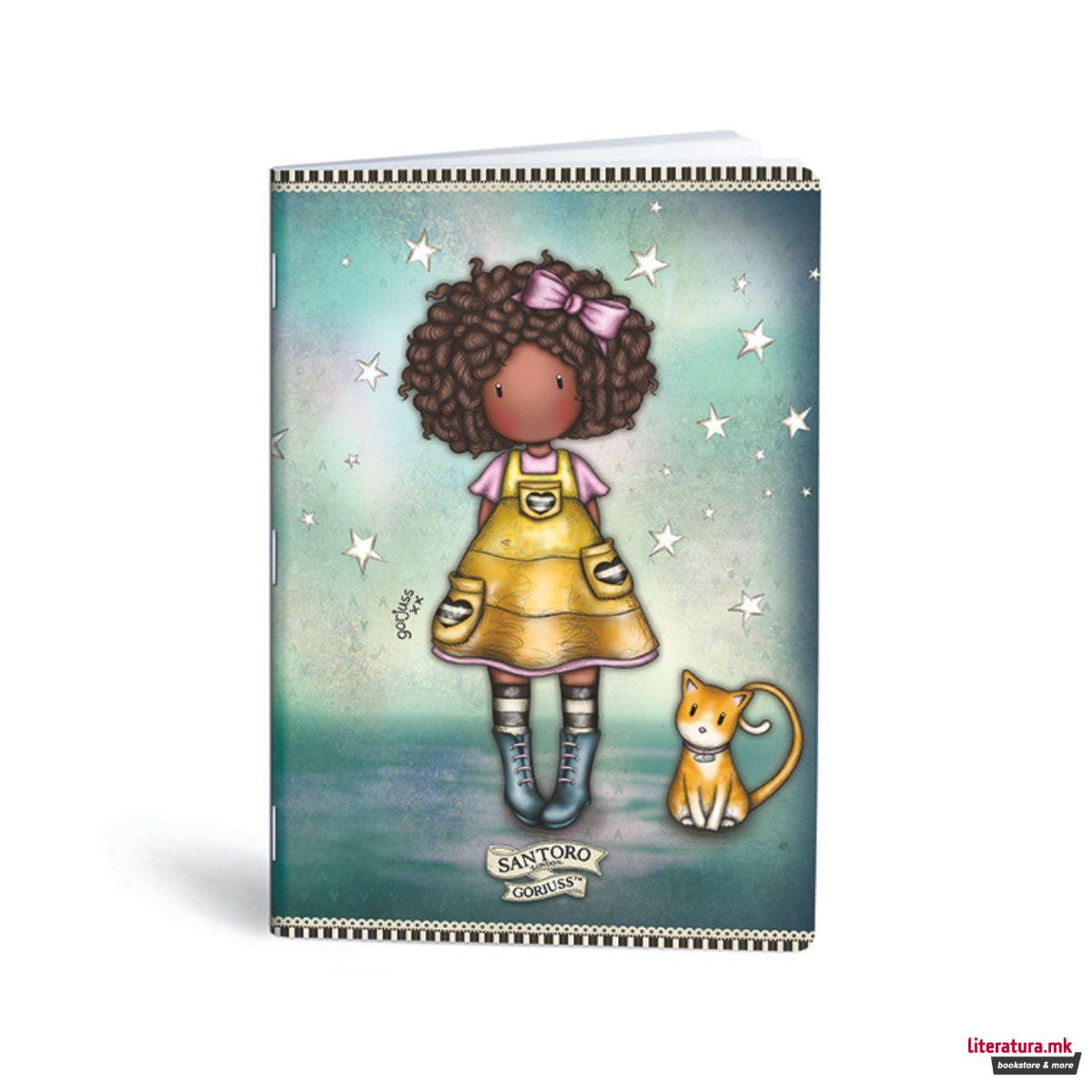 Тетратка, Lipa Mill/ Mar-Mar, Santoro - Gorjuss, A4, линии