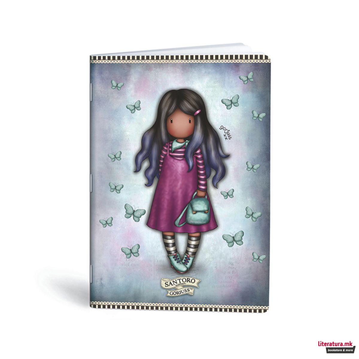 Тетратка, Lipa Mill/ Mar-Mar, Santoro - Gorjuss, A4, линии