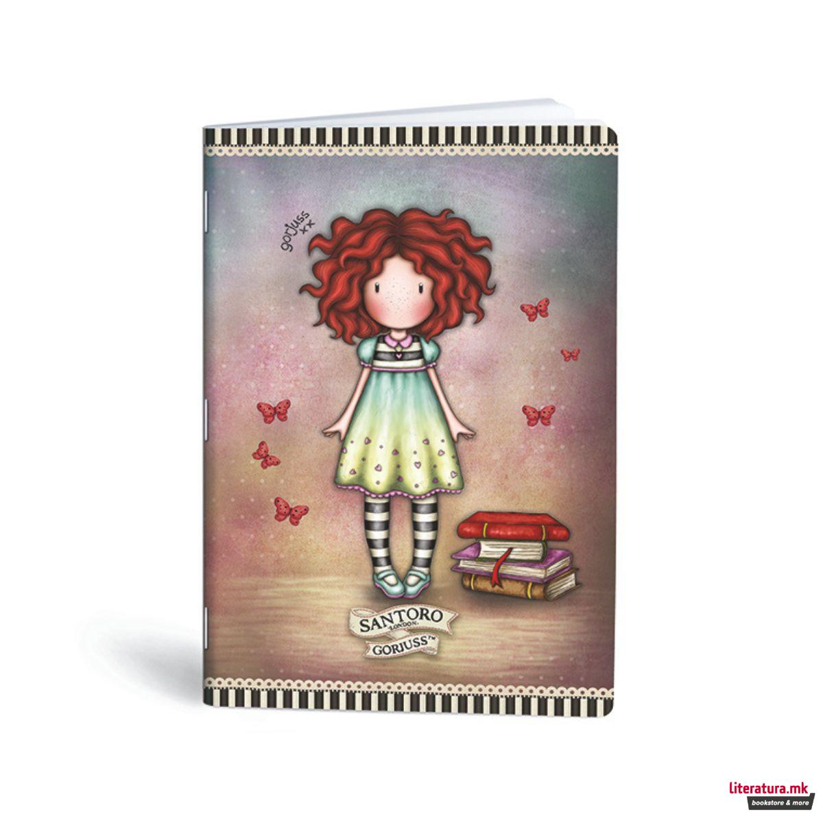 Тетратка, Lipa Mill/Mar-Mar, Santoro - Gorjuss, A5, коцки