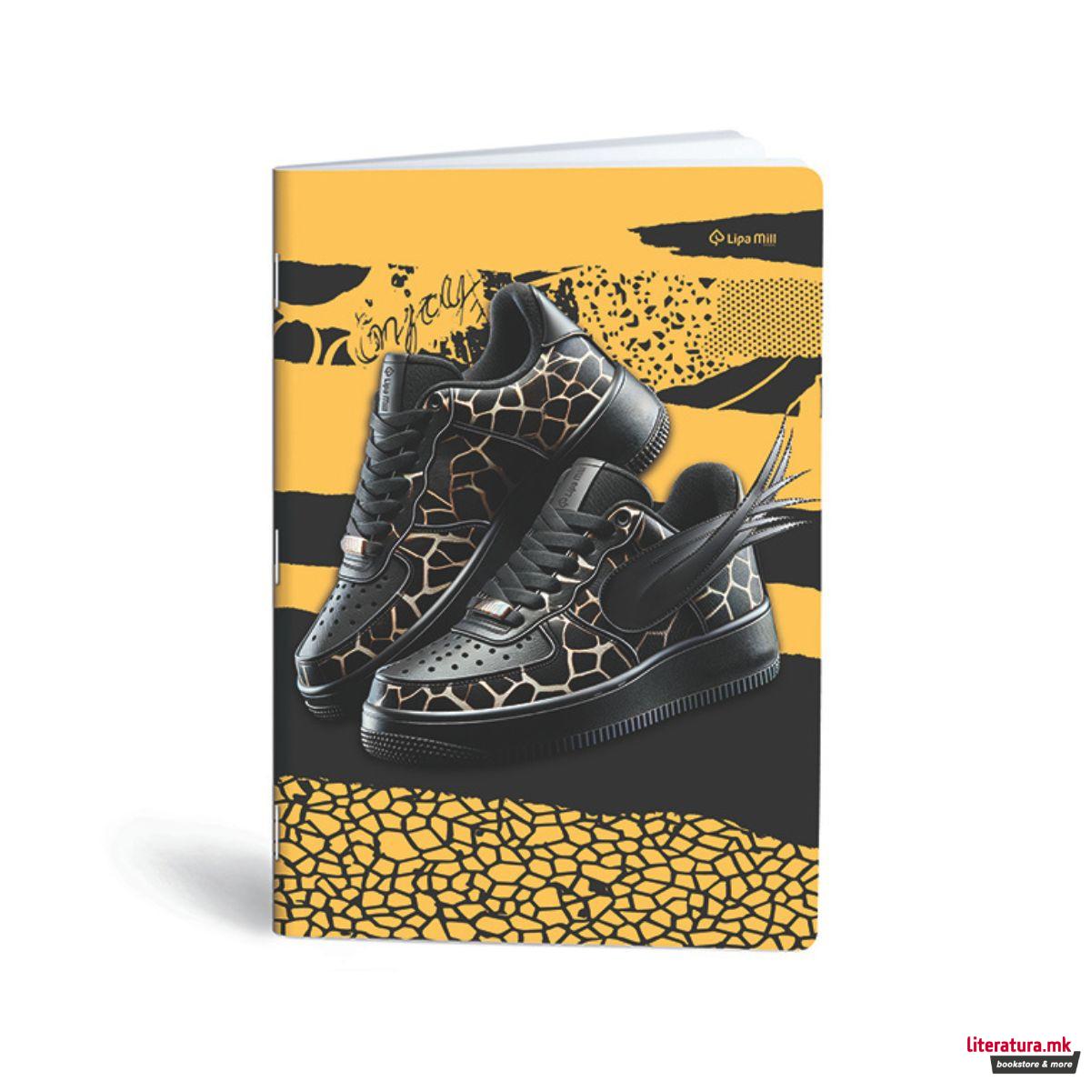 Тетратка, Lipa Mill/Mar-Mar, Premium - Sneakers, A4, линии 