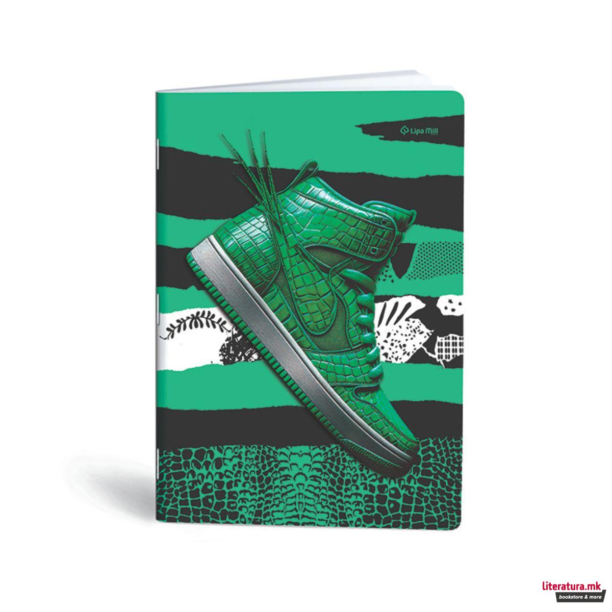 Тетратка, Lipa Mill/Mar-Mar, Premium - Sneakers, A4, линии 