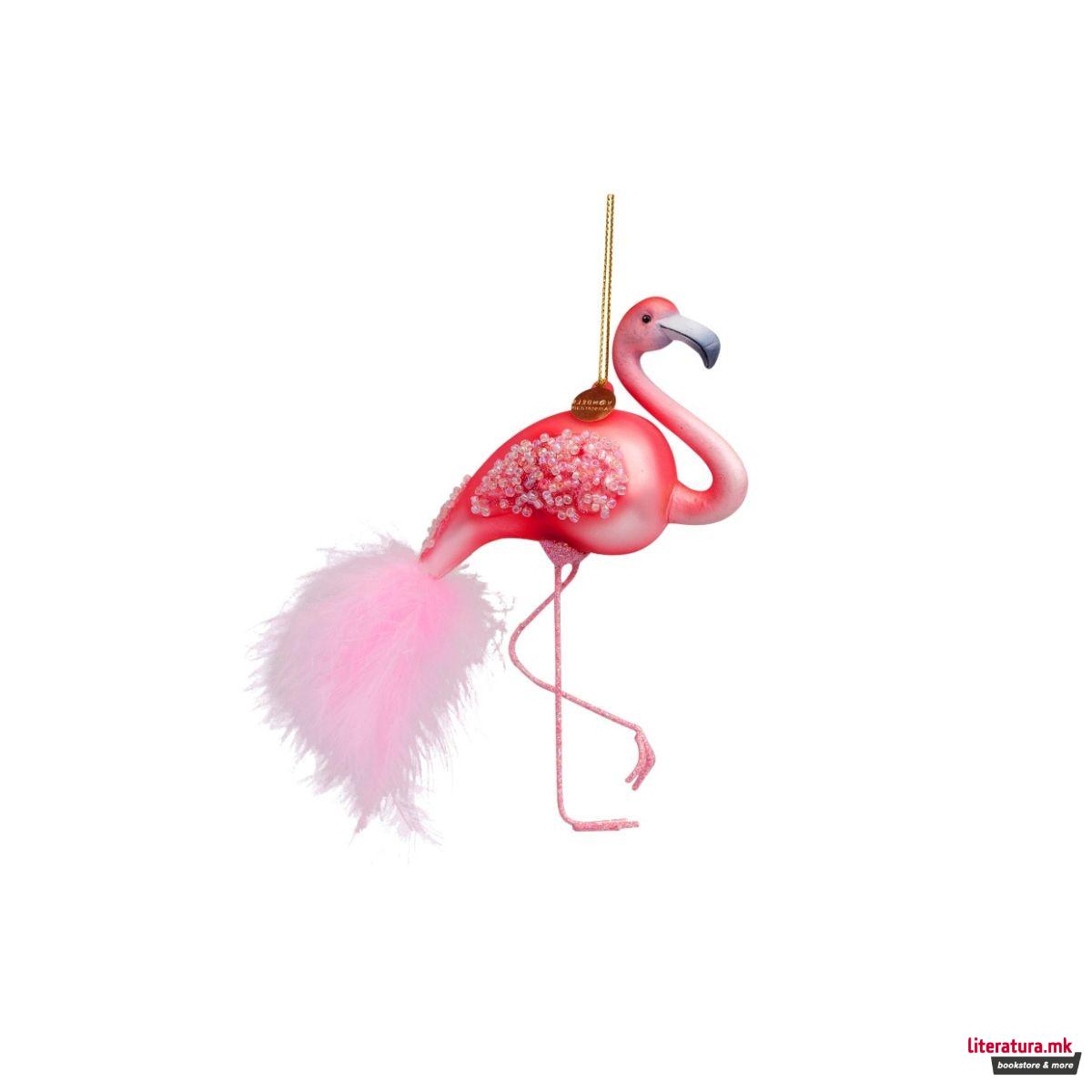 Лампион, Pink Flamingo, 15cm