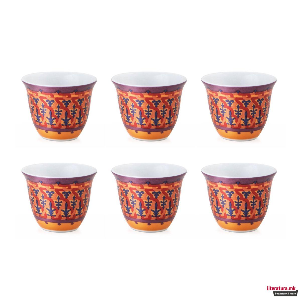 Сет од 6 шолји за кафе, Vagabonde, 60ml