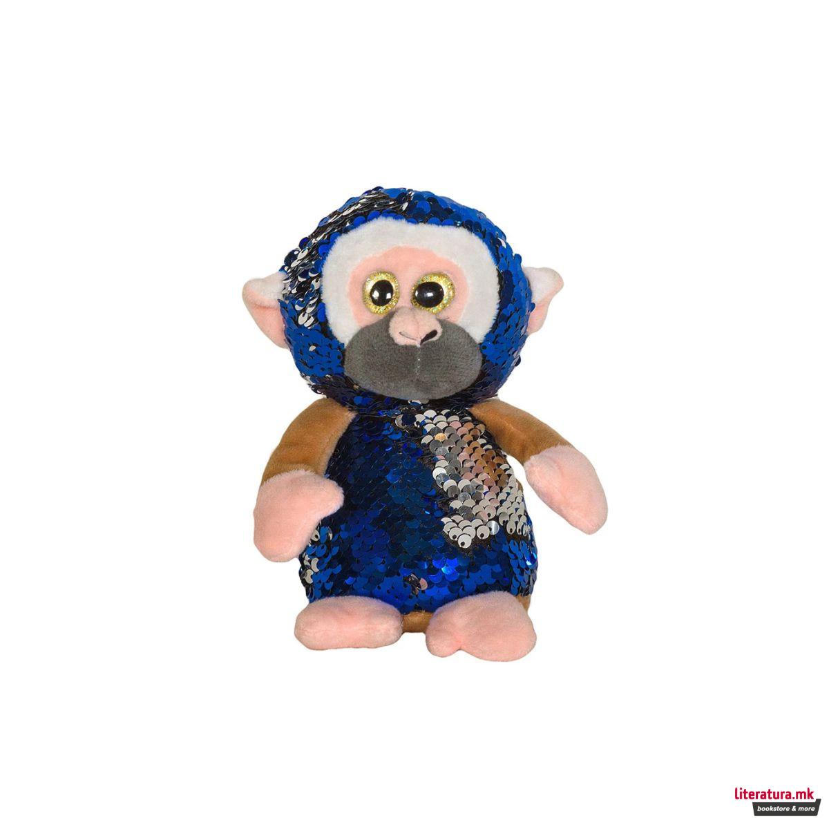 Плишана играчка - Мајмунче со пулејки, 14 цм 