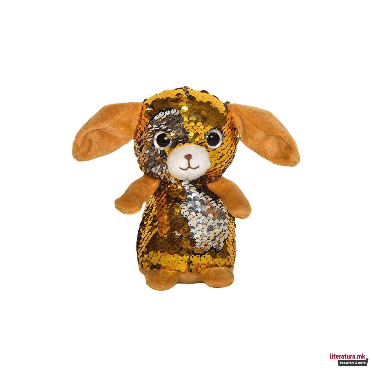 Плишана играчка - Кученце со пулејки, 14 цм 