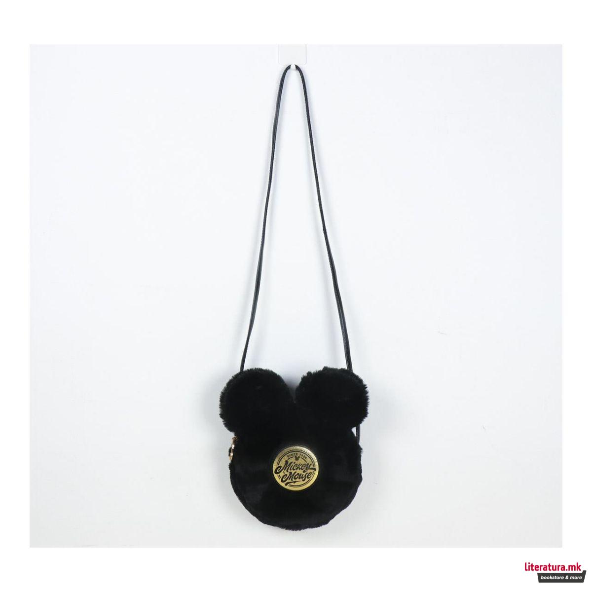 Чанта за на рамо, Mickey, крзнестa, црнa