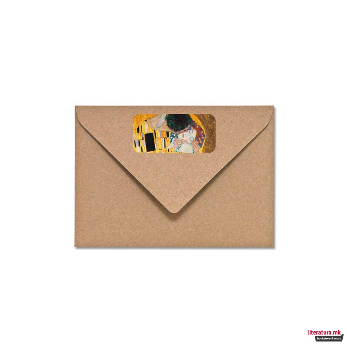 Сет од 8 уметнички стикери, Gustav Klimt 