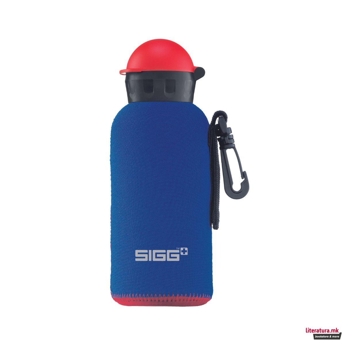 Футрола за шише, Sigg, Neoprene Kids Pouch Blue, 400мл 