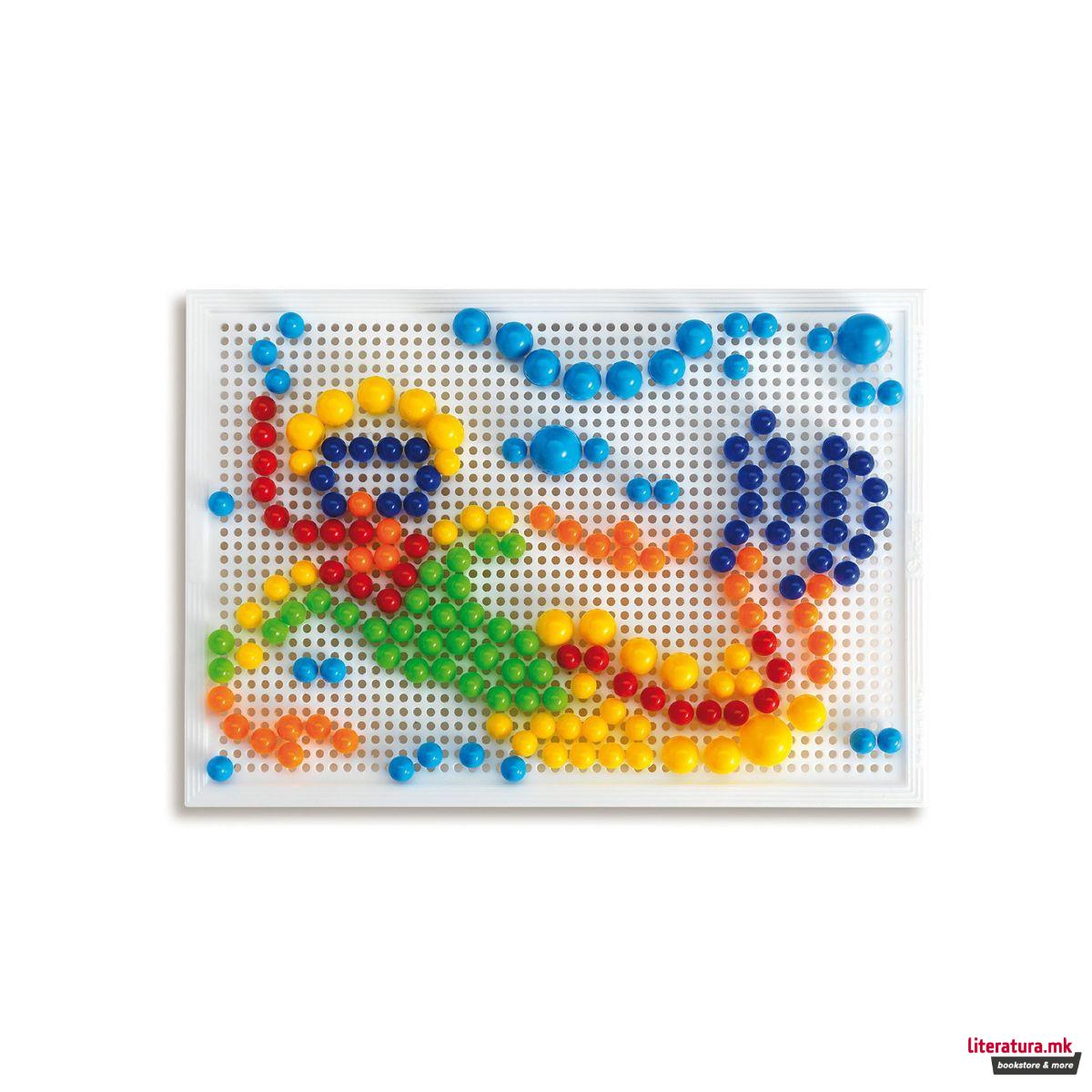Табла со пинови, Fanta Color, Portable, голема, 280 пинови, mix