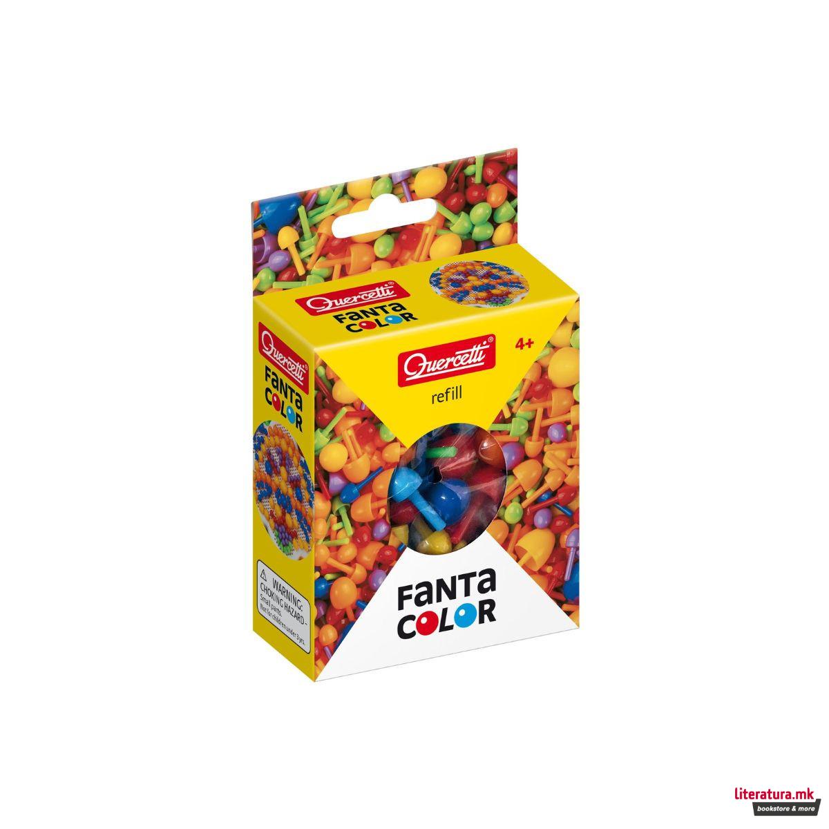 Резервни пинови, Fanta Color Рефилl Mix, 200 пинови, Ø5, 10, 15, 20 мм