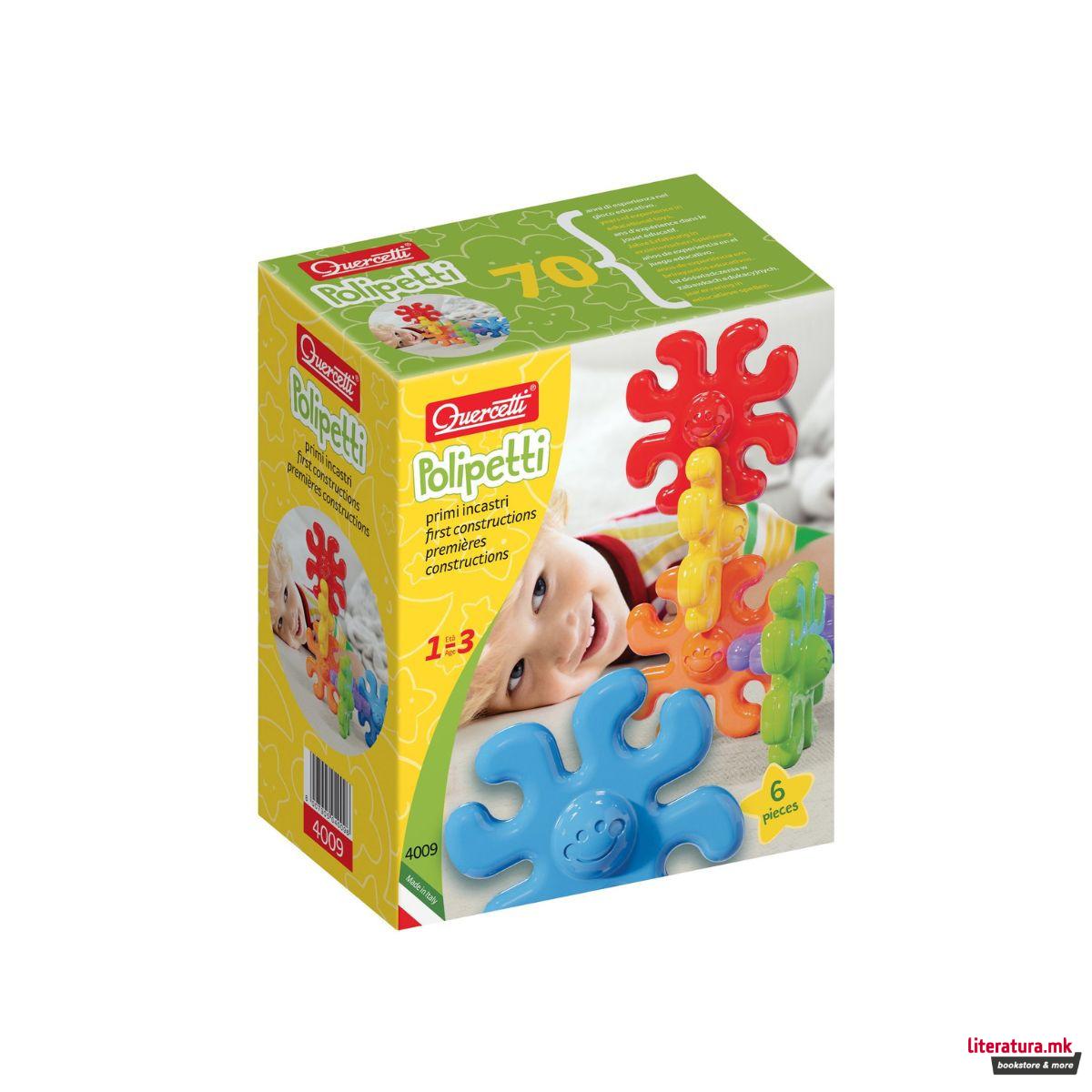 Форми за составување - октоподи, Polipetti, 6 парчиња 