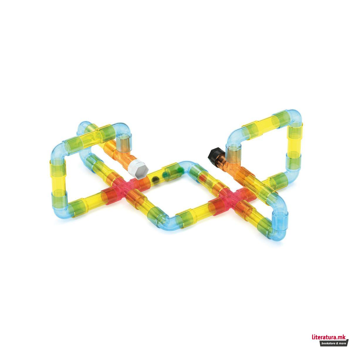 Сет за градба - цевки, Tubation Maze, 44 парчиња