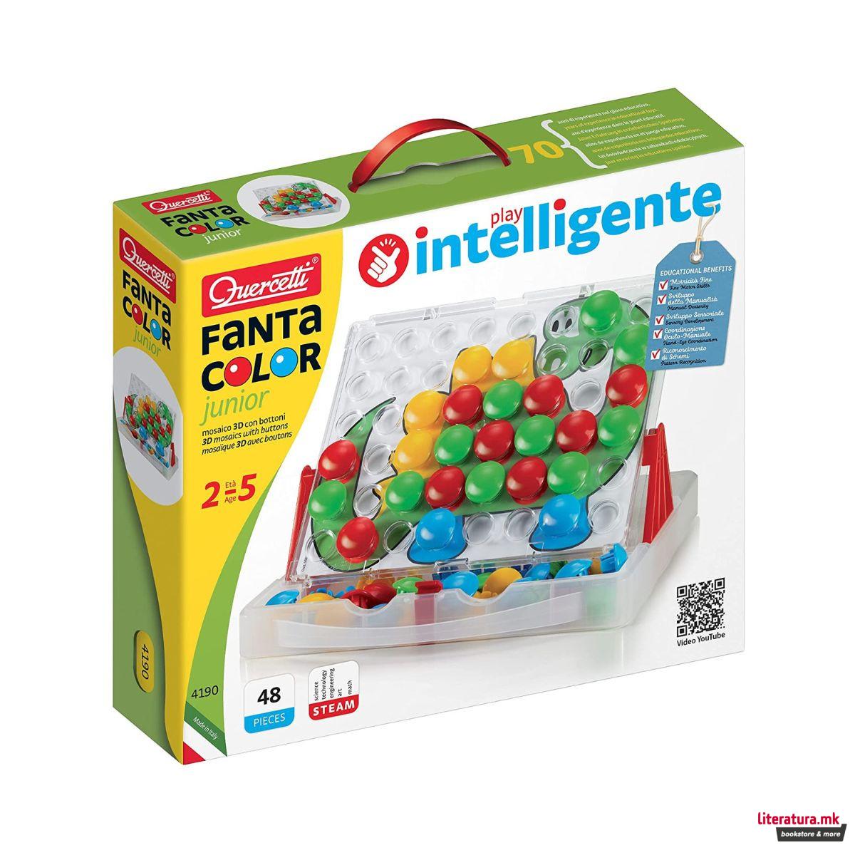 Табла со пинови, Fanta Color Junior 3D Mosaic, 48 парчиња 