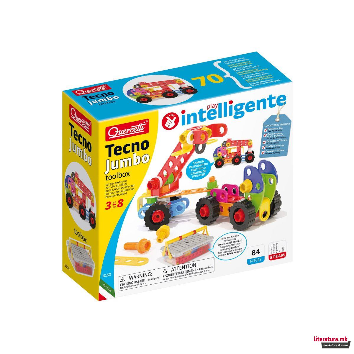 Кутија со алатки, Tecno Jumbo Toolbox, 84 парчиња